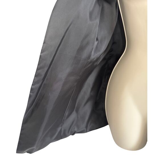 Anne Klein Wool Blend Button Front Pea Coat Jacket Black Size L - Picture 8 of 9